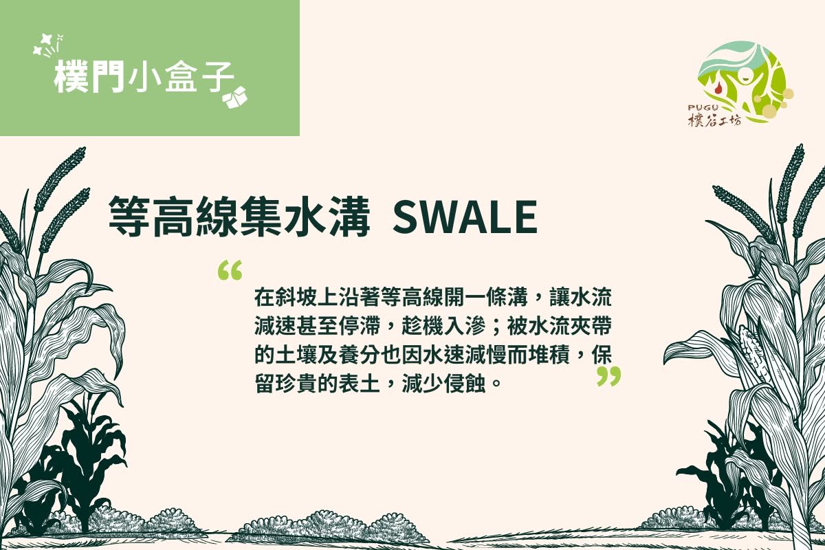 #樸門小盒子：等高線集水溝